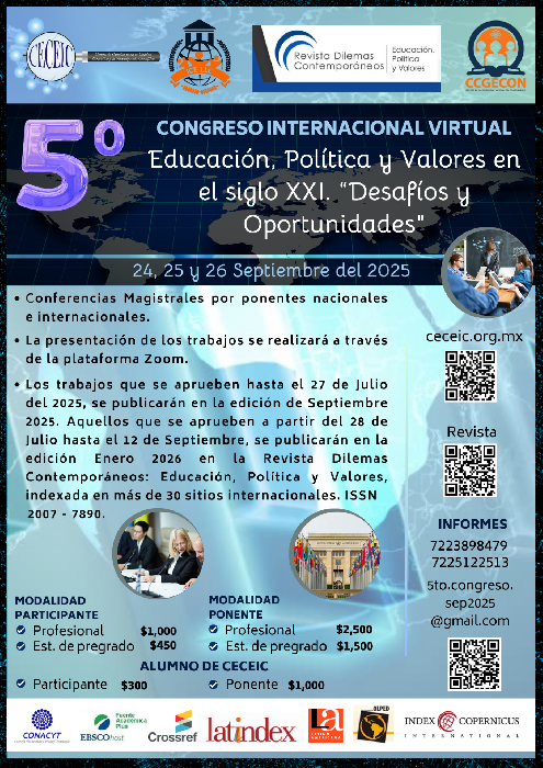 5to Congreso Internacional Virtual Educación, Política y Valores en el ...