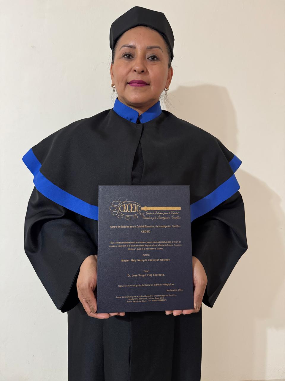 Dra. Bety Nereyda Castrejón Ocampo. México.